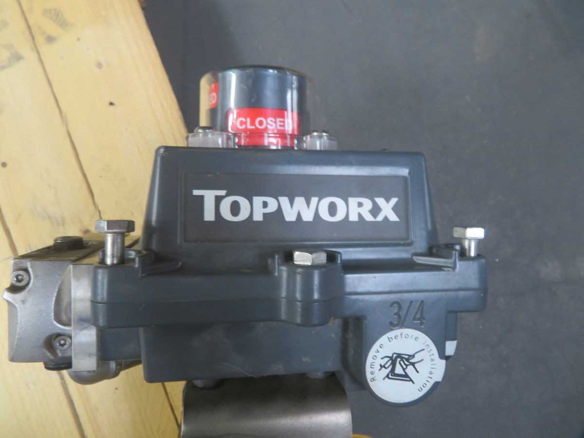 TOPWORX PBM SERIES 9-3 S7718 CF3M KINETROL MODEL 10 BALL VALVE T266756 - BALL VALVE