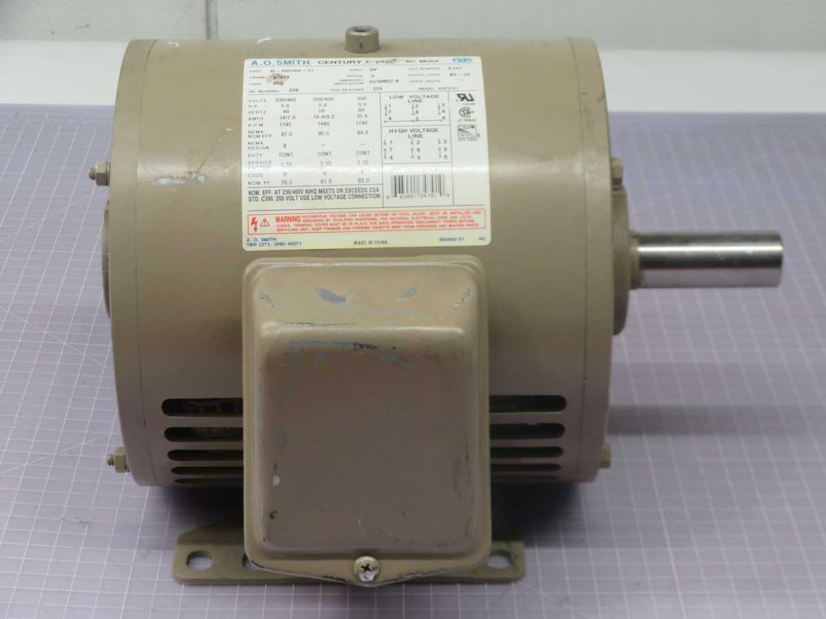AO SMITH G-390768-01 AC MOTOR T264868 - ELECTRIC MOTORS