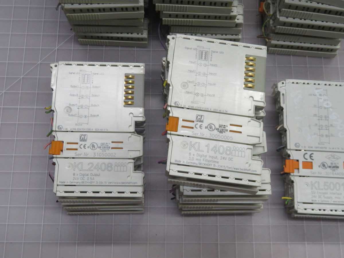 LOT OF 35 BECKHOFF DIGITAL INPUT TERMINAL T266039 - PLC MODULES