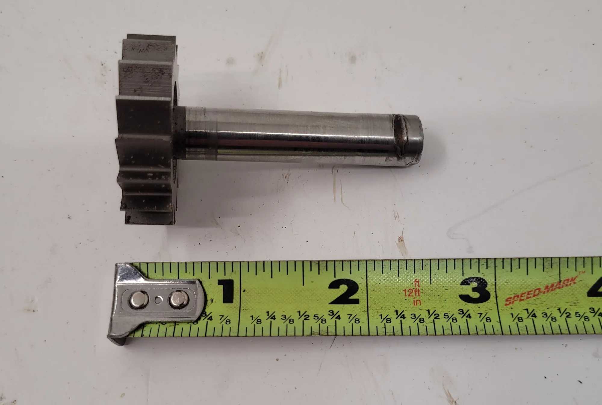 MOON CUTTER KY1200 HSS STRAIGHT TOOTH KEYSEAT CUTTER 1-1/2 X 3/8 X 1/2 IN. - MACHINING ACCESSORIES & TOOLING
