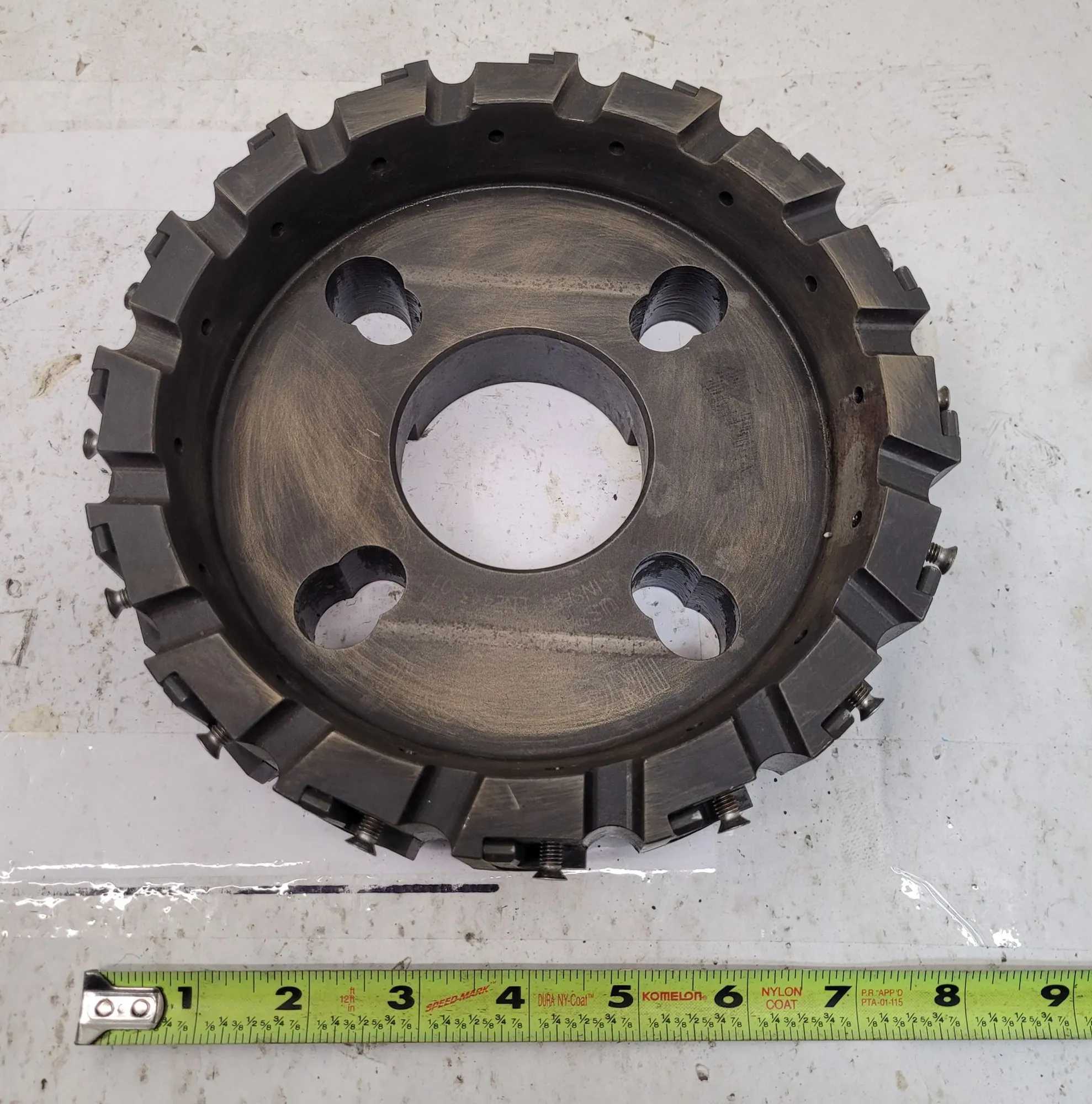 INGERSOLL 6J2T08R01 MAX-I-CUT 8" FACE MILL (TAKES 16 INSERTS) - MACHINING TOOLING & PARTS