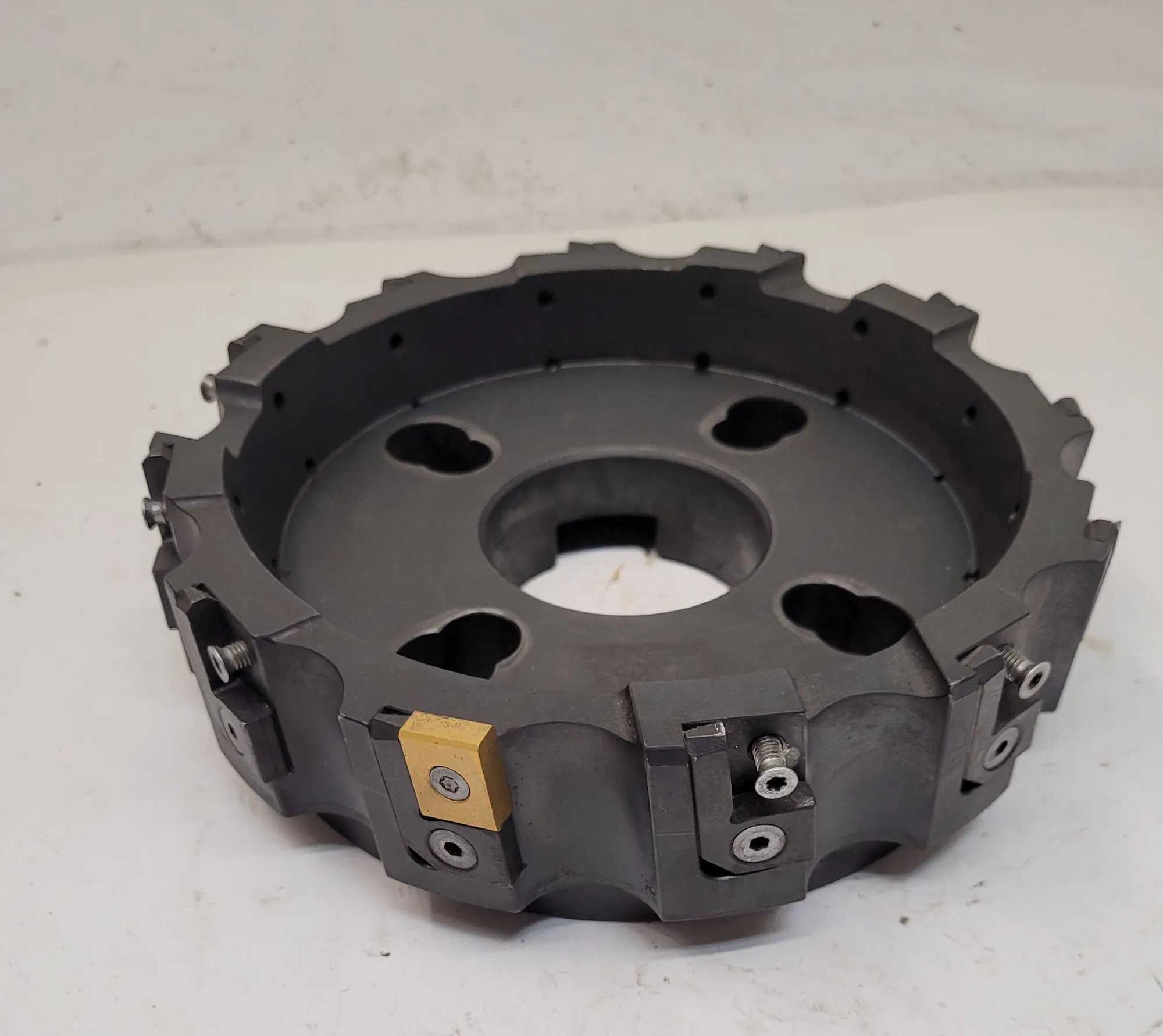 INGERSOLL CUTTING TOOLS 6G3K08R01 MAX-I-CUT MILL, 8” OVERALL DIAMETER, 12 FLUTES/INSERTS - MACHINING TOOLING & PARTS