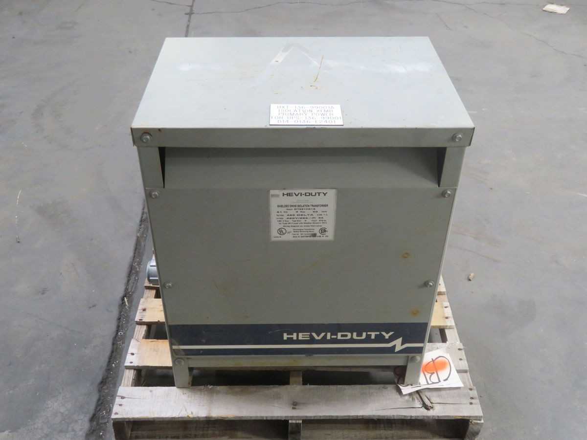 SOLA HD DT651H51S TRANSFORMER, 3PH, 60HZ, 51 KVA, 460V PRI, 460Y/266V SEC, SHIELDED, 220C INS - DRY TRANSFORMERS