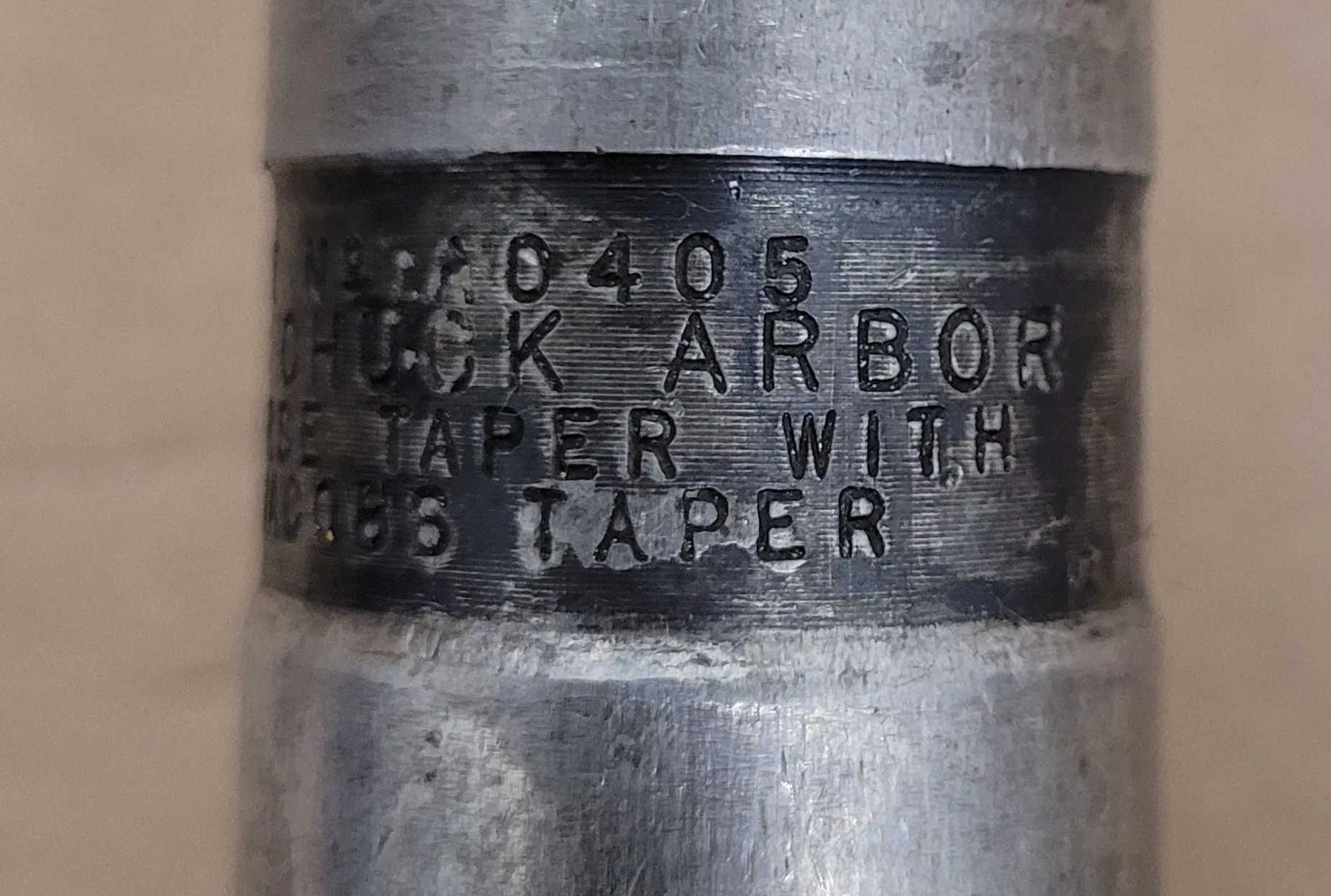 JACOBS 20N BALL BEARING CHUCK W/ KEY, 3/8"-1" CAPACITY, AO405 CHUCK ARBOR, #4 MT - MACHINING TOOLING & PARTS