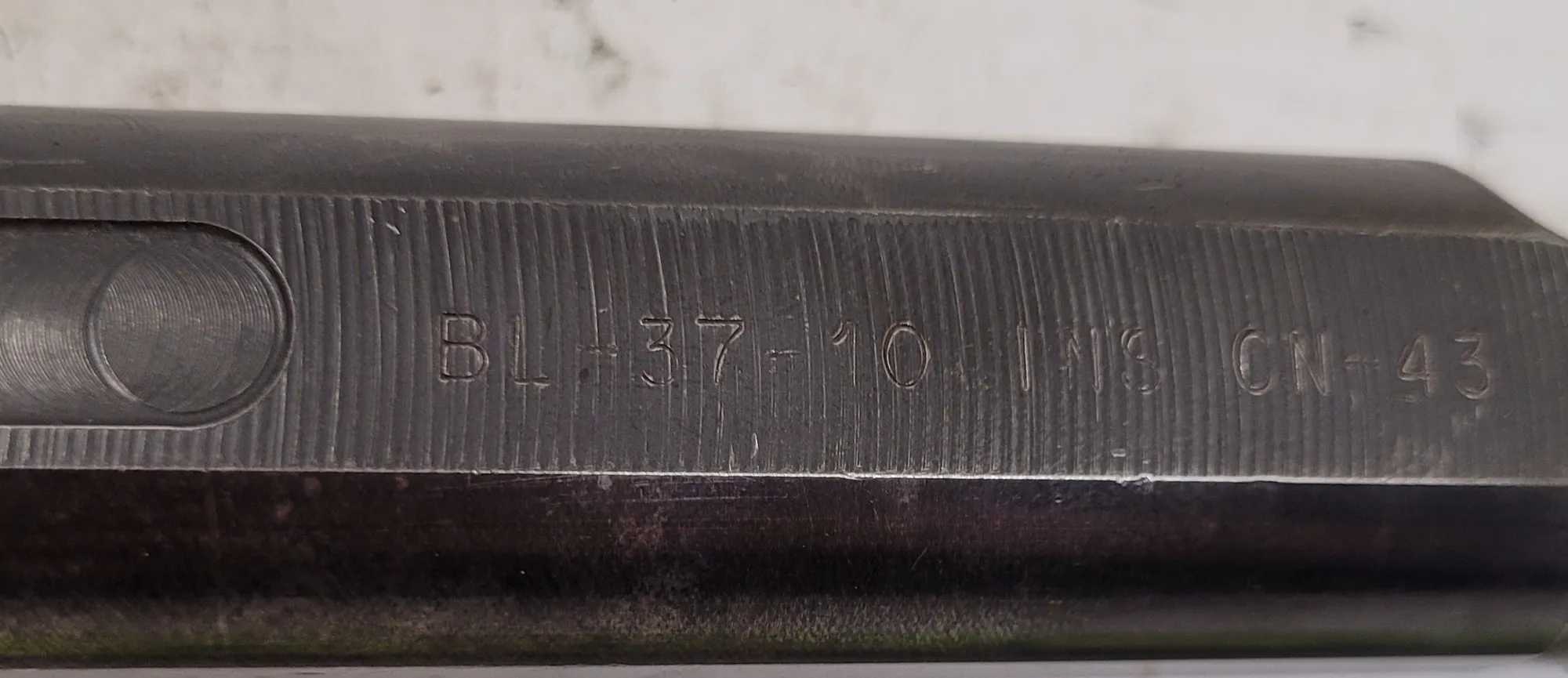 KENNAMETAL BL-37 10 INS CN 43 INDEXABLE INSERT BORING BAR 1.25" SHANK DIAMETER - MACHINING TOOLING & PARTS