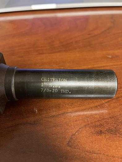 CRITERION S-1-1/2 ADJUSTABLE BORING HEAD, 1" SHANK, 1/2" BAR, 7/8-20 THREAD - TOOL HOLDERS