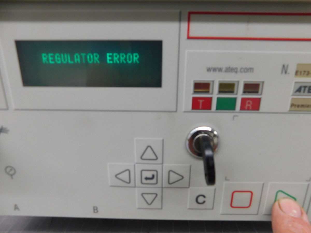 ATEQ Premier F Air Leak Detector - Precision Testing Equipment - INSPECTION & MEASUREMENT