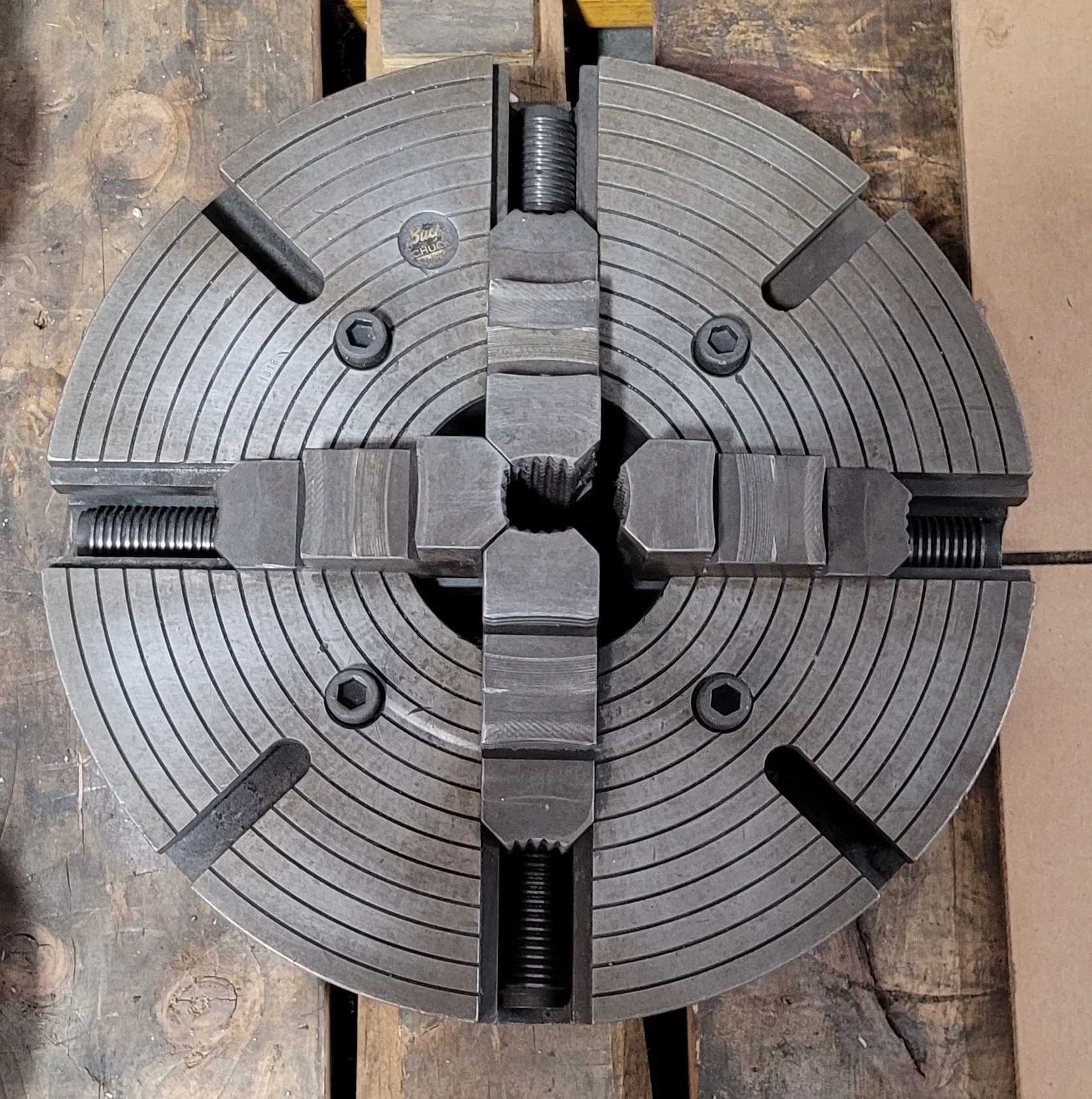 BUCK 18 INCH 4 JAW LATHE CHUCK - MACHINING TOOLING & PARTS