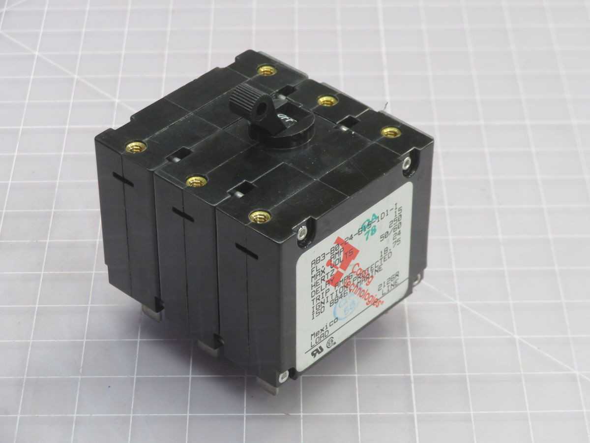 LOT OF 12 CARLING TECHNOLOGIES AB3-B0-24-615-1D1-I MAGNETIC CIRCUIT BREAKER T263512 - CIRCUIT BREAKERS