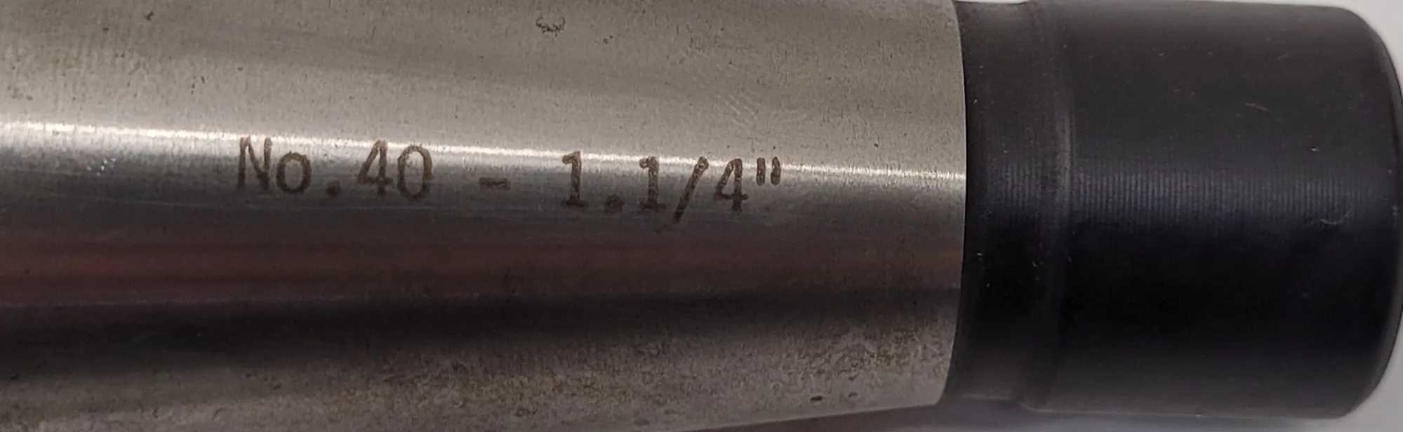 COLLIS SHELL END MILL HOLDER, CAT40 TAPER, 1-1/4" PILOT DIAMETER, NO 40 - MACHINING TOOLING & PARTS