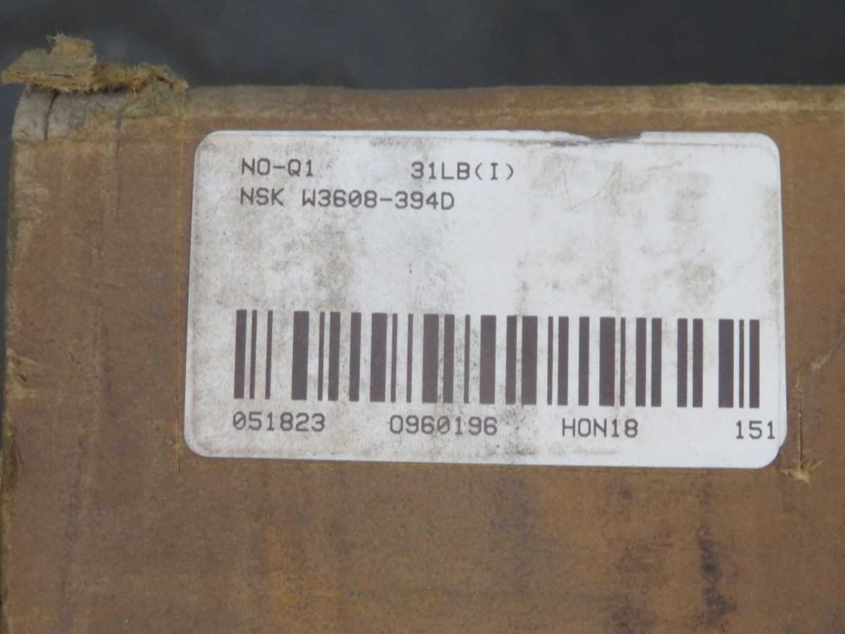 NSK W3608-394D Precision Ground Ball Screw Assembly T269398 - BALL SCREW