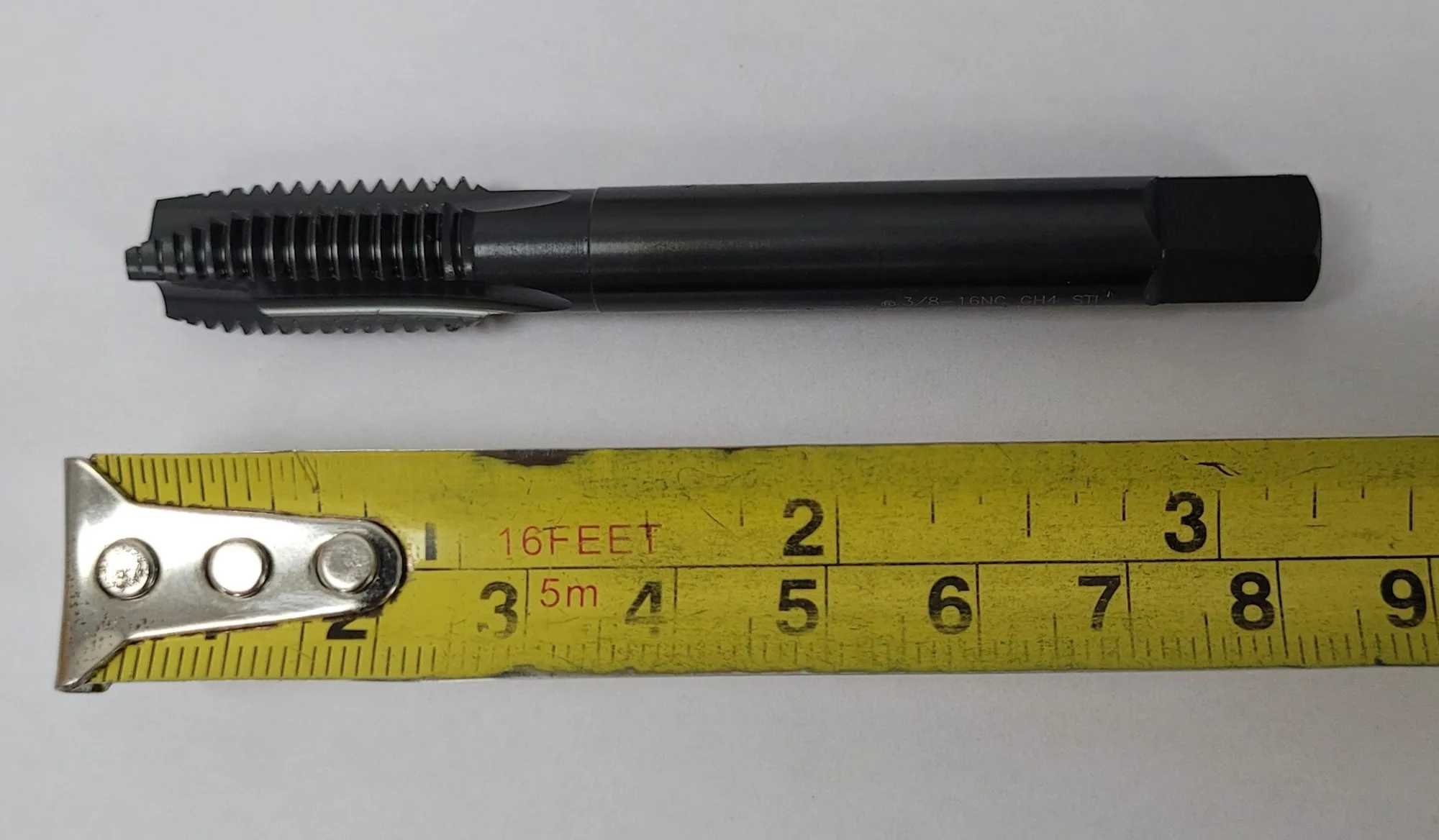 OSG TAP AND DIE EXO TAP VA-3, 3/8-16 UNC GH4, 3010401, RIGHT HAND, 3 FLUTES - MACHINING TOOLING & PARTS
