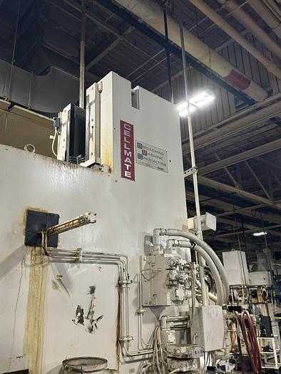1998 BMS BMCM15-48 INTERNAL BROACHING MACHINE, 15-TON, 48IN STROKE, 40 HP, DUAL STATION - MACHINING