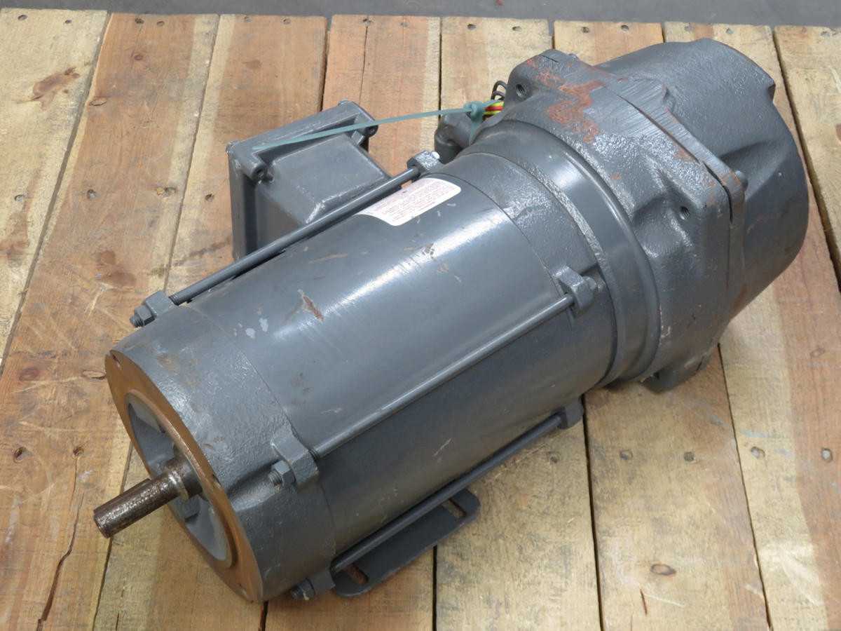 BALDOR CBM7010 AC INDUCTION BRAKE MOTOR, 0.5 HP POWER, 1725 RPM SPEED, 208-460 V VOLTAGE - SERVO DRIVES
