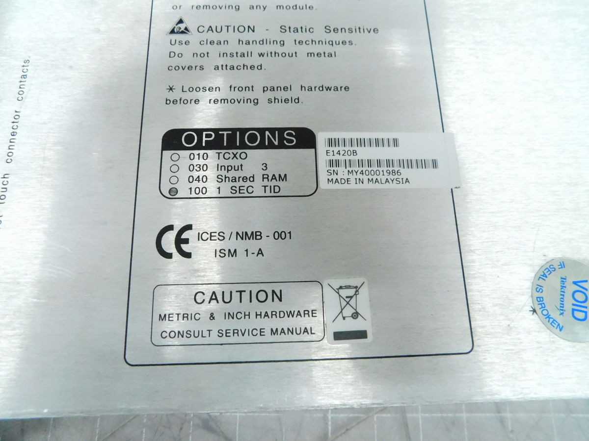 AGILENT E1420B UNIVERSAL COUNTER 200MHZ/2NS, OPTION 100 M7271 - INSPECTION & MEASUREMENT