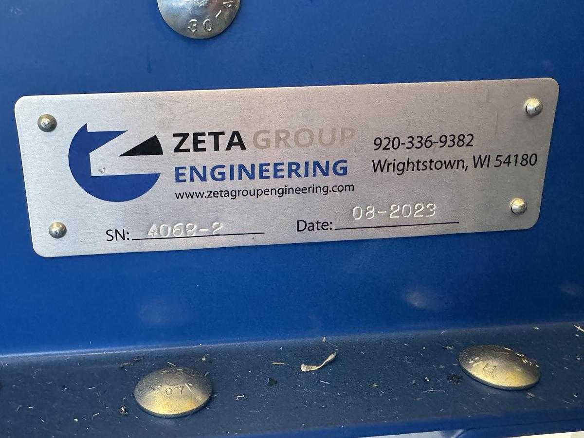 2023 ZETA GROUP DOUBLE STACK MOTORIZED CONVEYOR - 30" W X 168" L, ETHERNET IP READY - BELT CONVEYOR