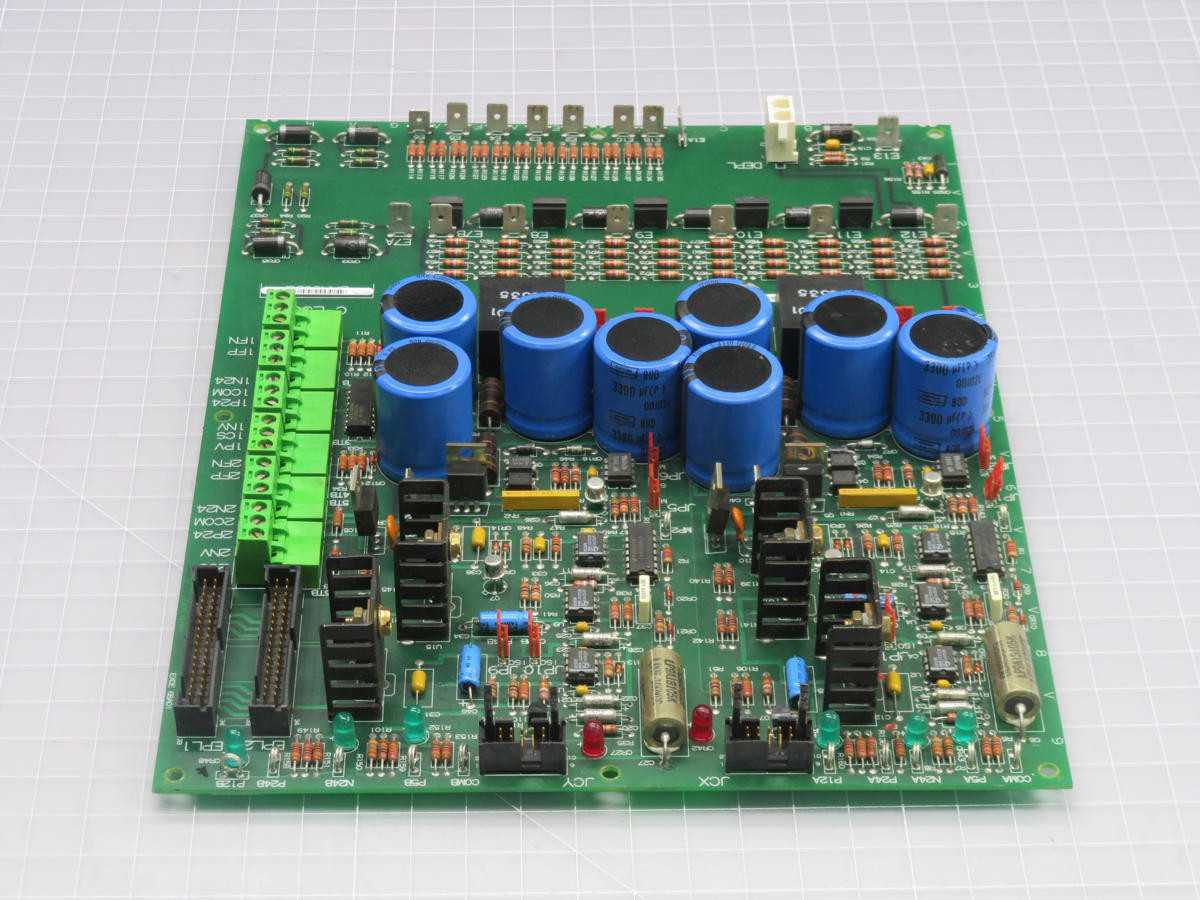 GE DS200EXDEG1A CIRCUIT BOARD, EXCITER DRIVE ANALOG I/O, 8 CAPACITORS - PCB CIRCUIT BOARDS