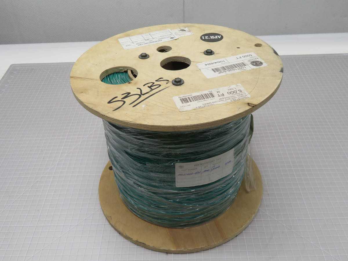 ICA 10071626-5/9F Green Wire Cable 4750 Ft T205316 - ELECTRICAL WIRE