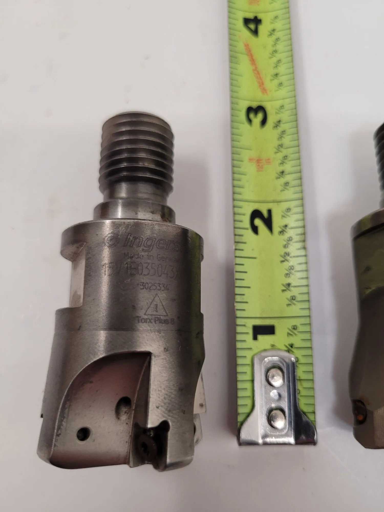 ASSORTED INGERSOLL & SECO MODULAR HEAD SHELL MILLS, 1.378IN/1.5IN CUTTING DIAMETER (2 PCS) - MACHINING TOOLING & PARTS