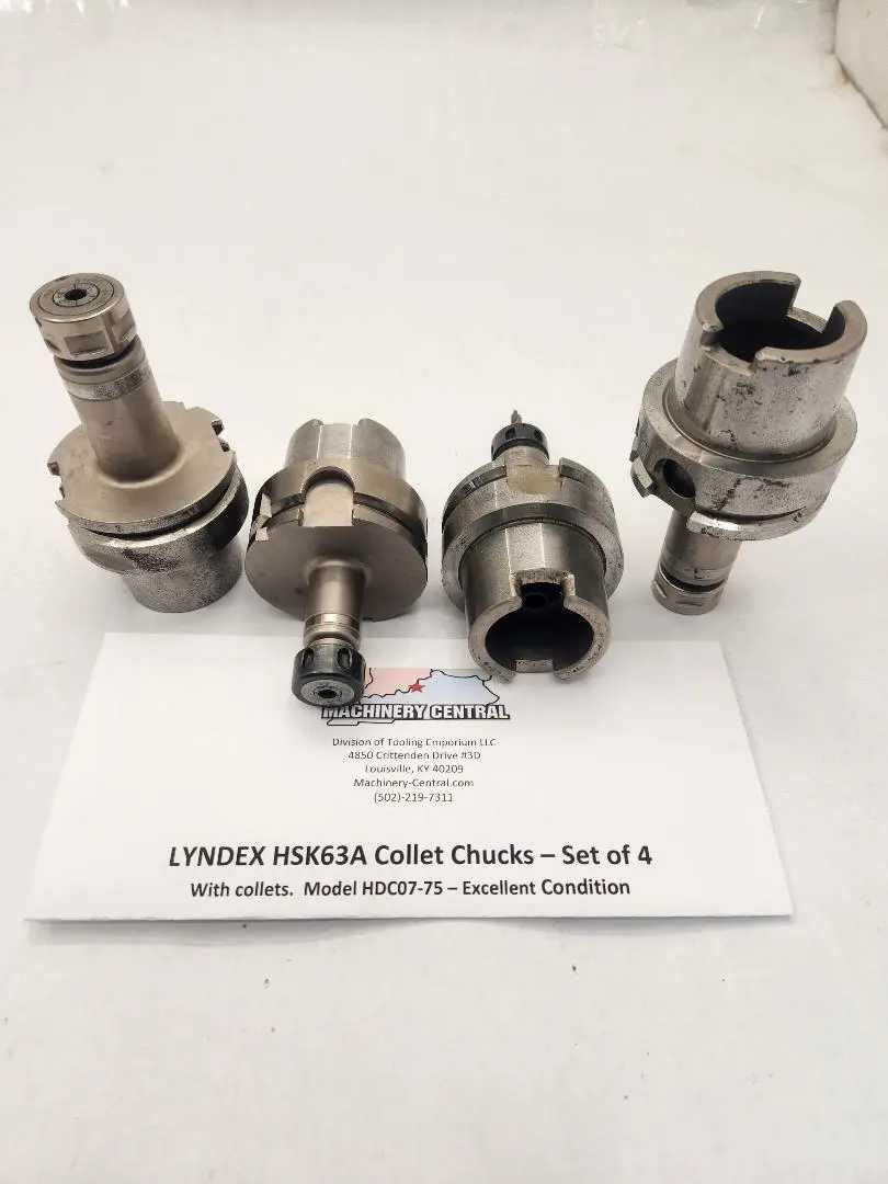 LYNDEX HSK63A COLLET CHUCK - MACHINING TOOLING & PARTS