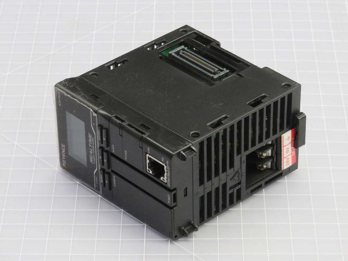 KEYENCE KV-7500, CONTROLS PLCS, 24 VDC POWER, 64 MB CPU MEMORY, 0.96 NS INSTR SPEED, ETHERNET/IP - PLC MODULES