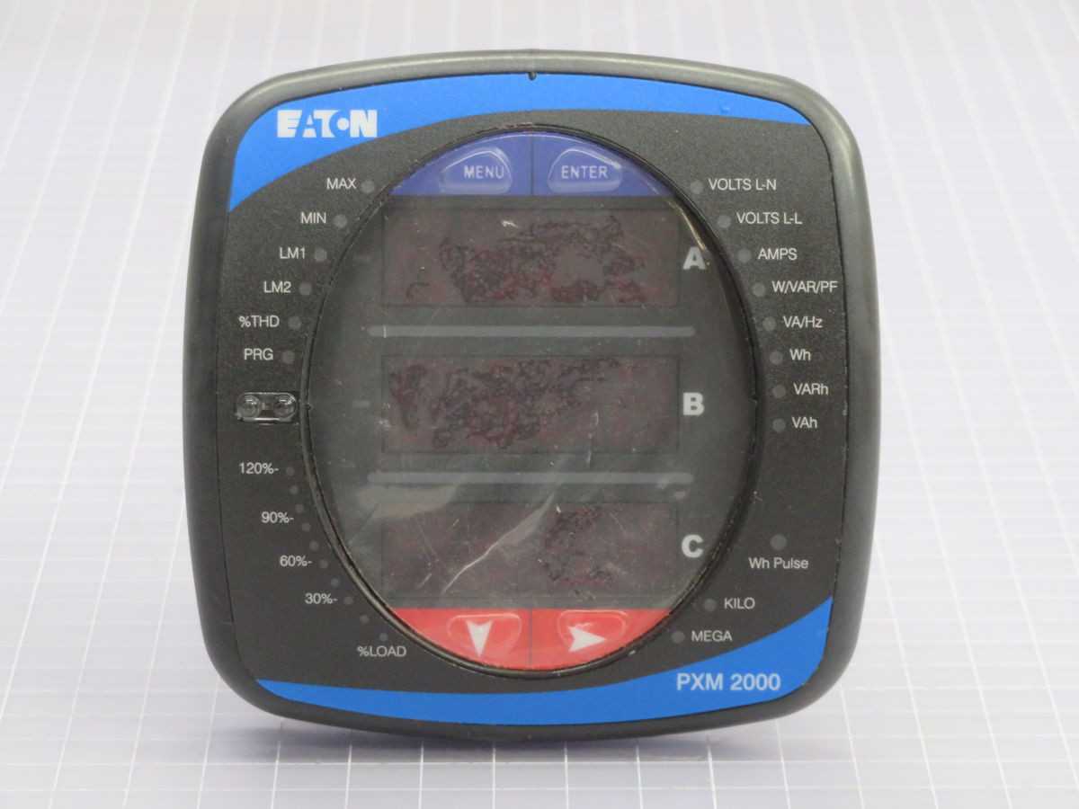 EATON PXM2260MA65405 AUTOMATION METER, 3-PH, 600V, 5A, 60HZ, 24-48VDC AUX, MODBUS RTU - AUTOMATION & CONTROLS
