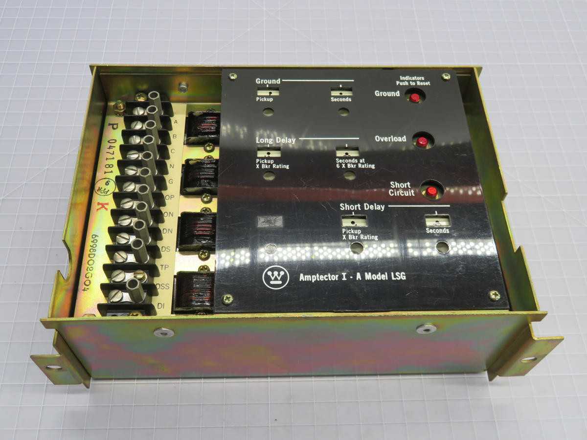 WESTINGHOUSE 6998DO2GO4, AMPLIFIER CONTROLS, 100-2000 A CURRENT RANGE - CIRCUIT BREAKERS