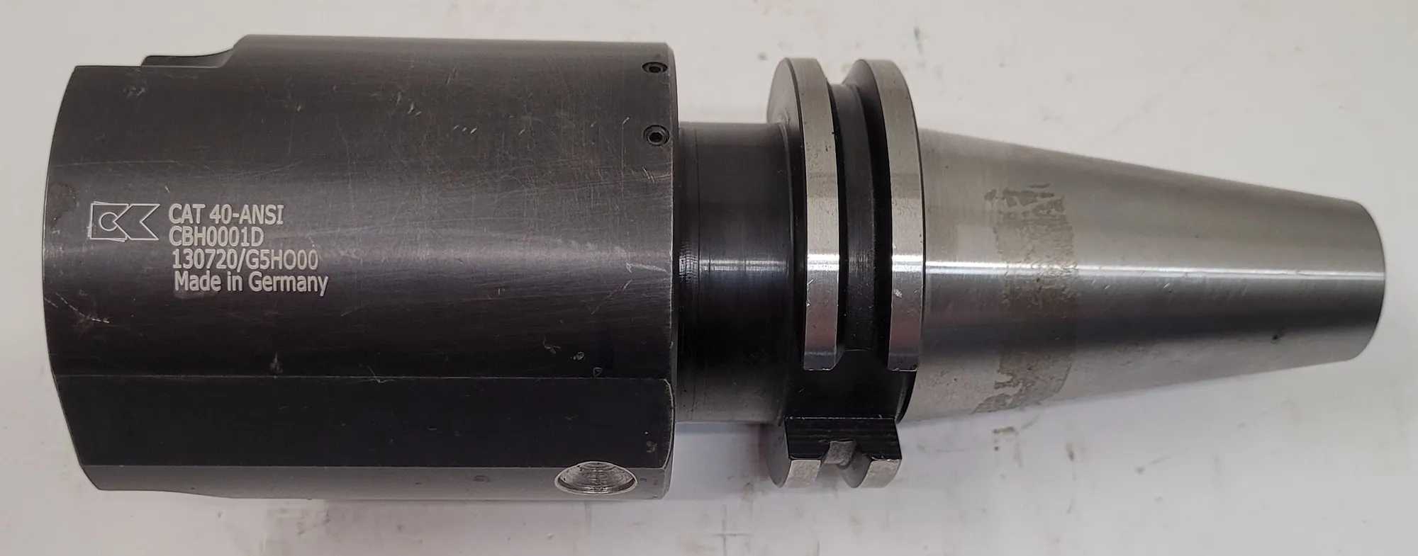 KENNAMETAL CBH0001D CAT40-ANSI TOOL HOLDER, OAL 7.25IN, BORE 2.0IN - MACHINING TOOLING & PARTS