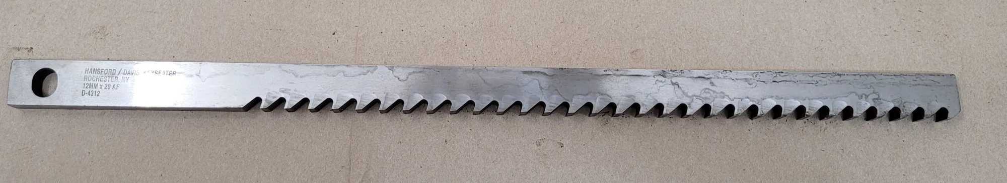 HANSFORD DAVIS D-4312 KEYSEATER, 12MM X 20AF - MACHINING TOOLING & PARTS