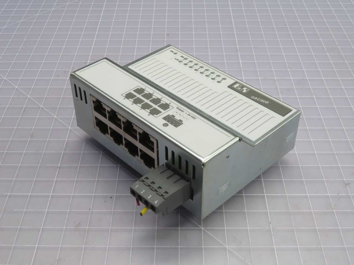 B&R 0AC808.9-1 ETHERNET SWITCH T261475 - SWITCHES