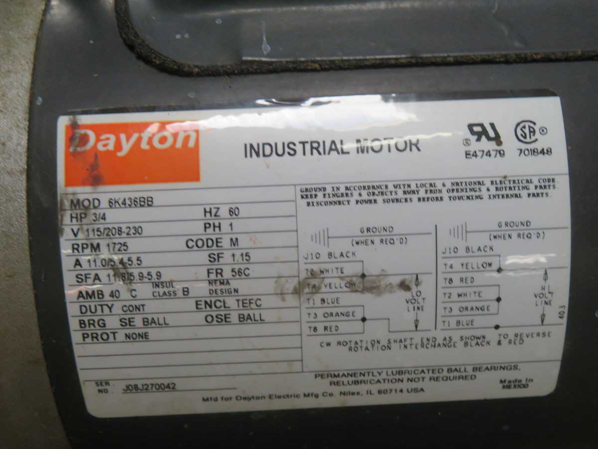 EDWARDS E1M18 2 STAGE VACUUM PUMP W DAYTON 6K436BB T267277 - VACUUM PUMP