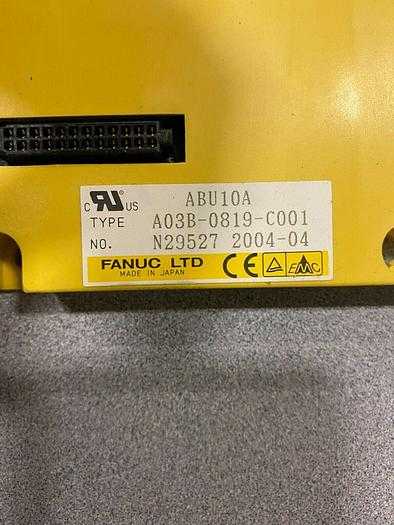 FANUC A03B-0819-C001 I/O SLOT RACK, SERIES 90-30, MODULAR EXPANSION, SIGNAL DISTRIBUTION - SERVO DRIVES