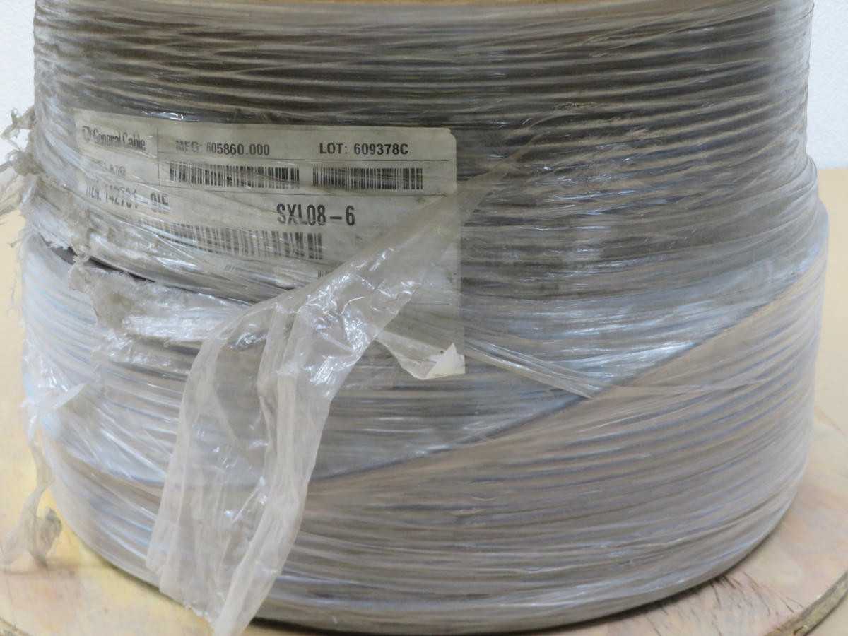 LOT OF 2000 GENERAL CABLE 8SXLI SXL08-6 - ELECTRICAL WIRE