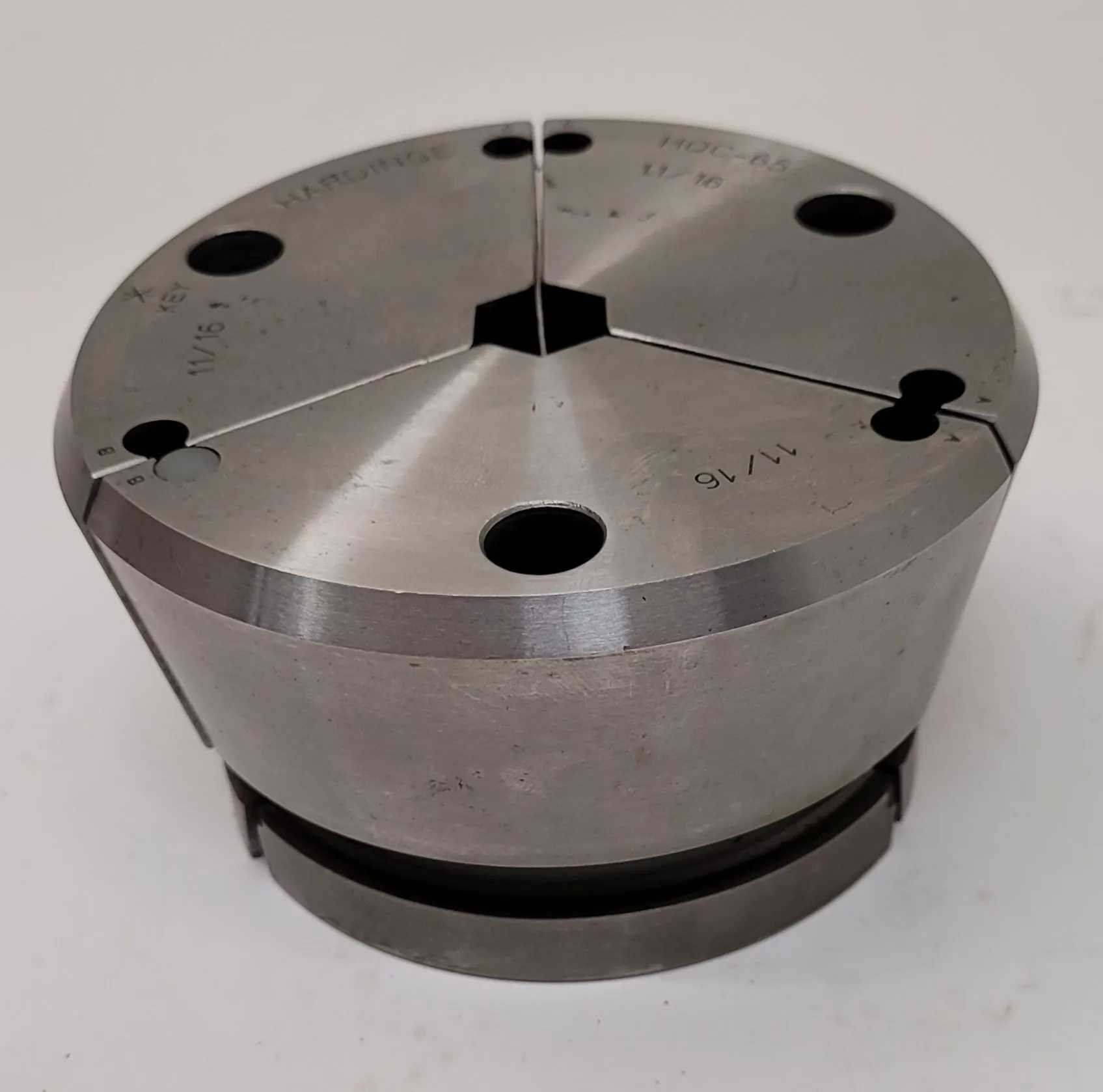 Hardinge HQC-65 Quick Change Collet Series 65, Size: 11/16in, 2.25” Height - MACHINING ACCESSORIES & TOOLING