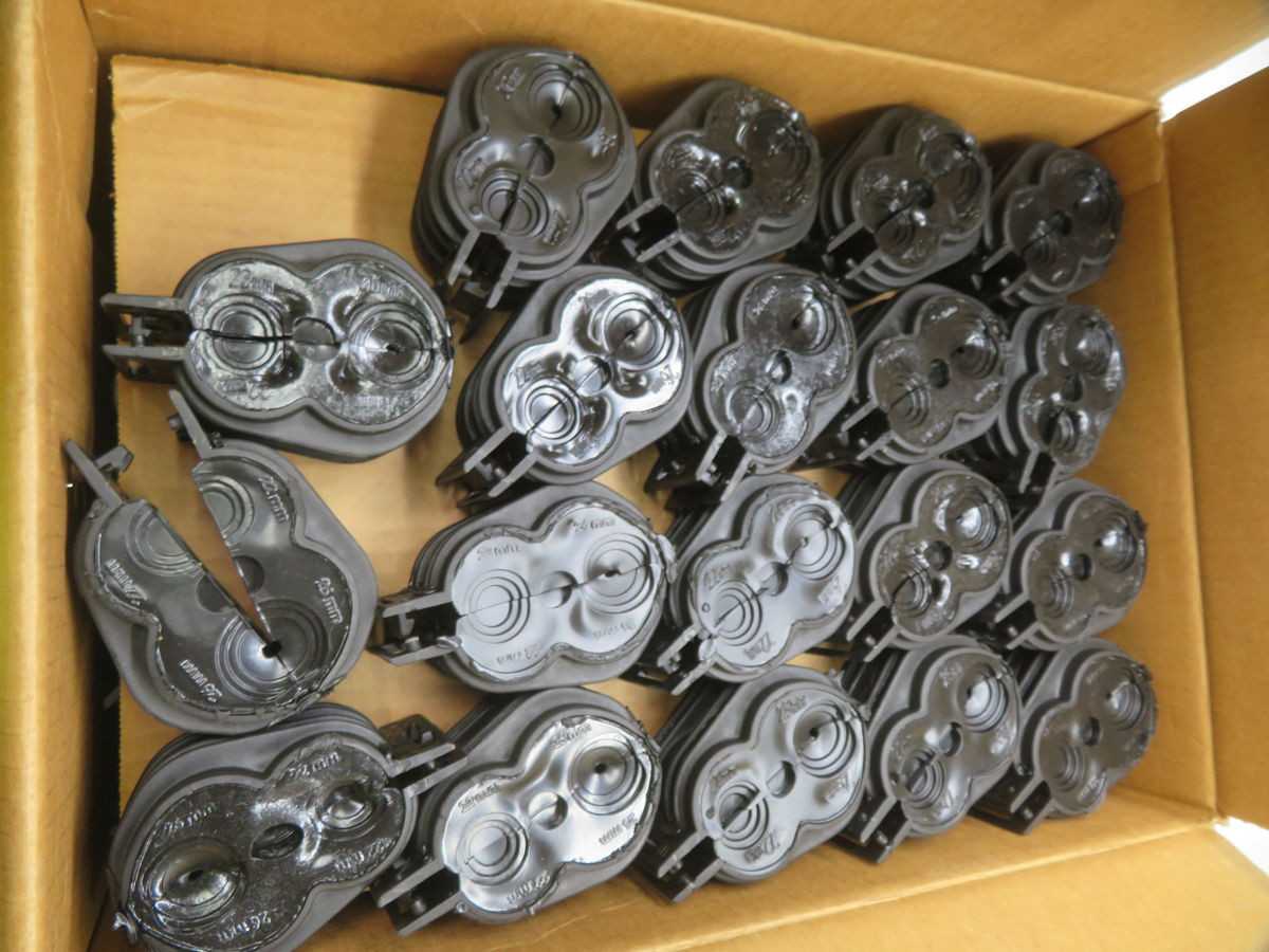LOT OF 100 COMMSCOPE F15974-000 TRAC-A-3WAY-EP-FRANCE-BP SPLICE CLOSURE ACCESSORY T268953 - FIBER OPTIC CABLE