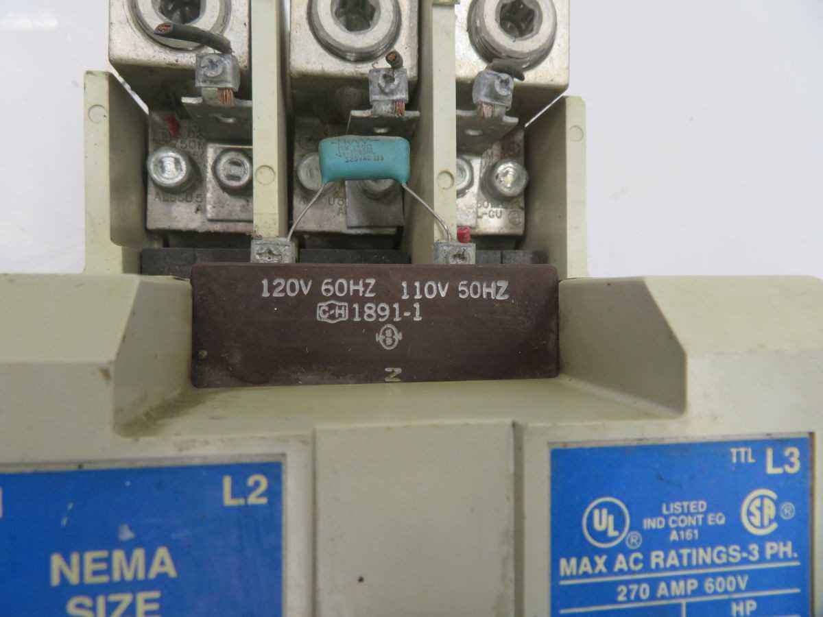 EATON AN16SNO AN16SN0 STARTER NEMA SIZE 5 ASSY W CRACK ON HOUSING T267425 - INDUSTRIAL PARTS