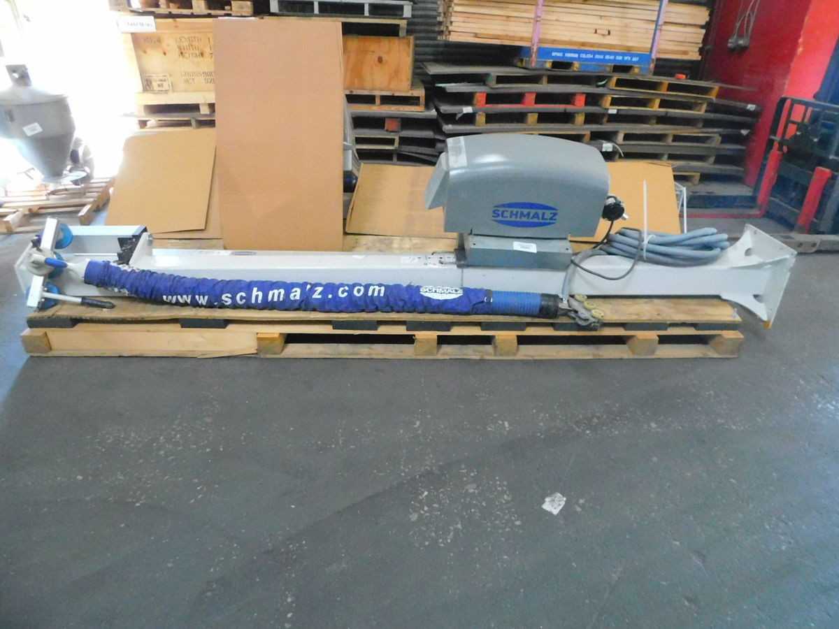 Schmalz JIB-65-3500-500-SRA1 Lifts, 35 Kg Capacity, 139 In Clearance, 136 In Reach - JIB CRANE