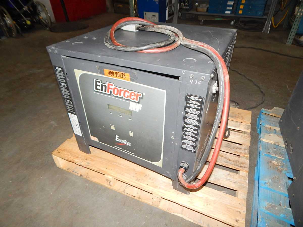 ENER SYS EH3-18-1200 36 VOLT FORKLIFT BATTERY CHARGER 1200 AH M6819 - FORKLIFTS