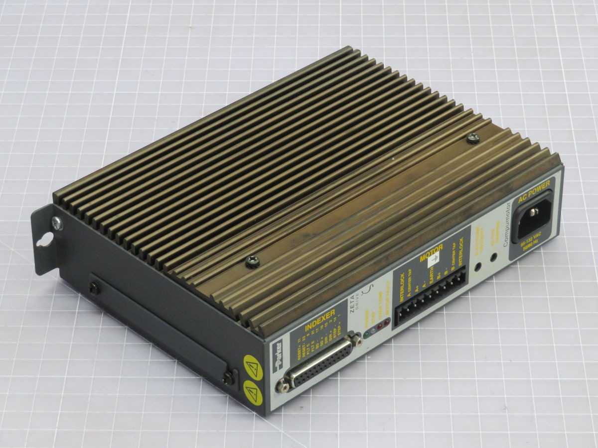 PARKER ZETA4 STEPPER DRIVE, 95-132 VAC INPUT, 0-4 A RMS OUTPUT, 1.25 MHZ STEP RATE - SERVO DRIVES