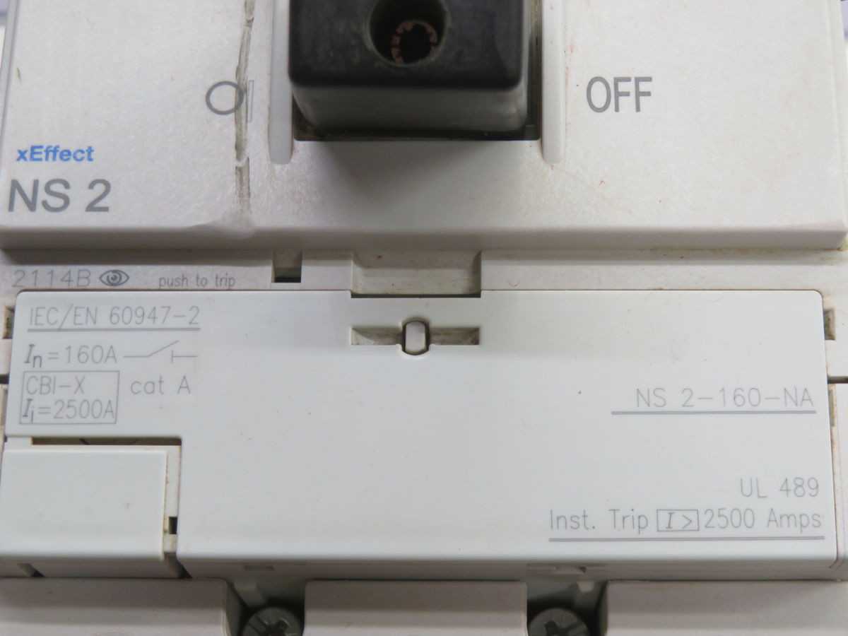 EATON NS 2-160-ΝΑ MOLDED CASE CIRCUIT BREAKER T260886 - CIRCUIT BREAKERS