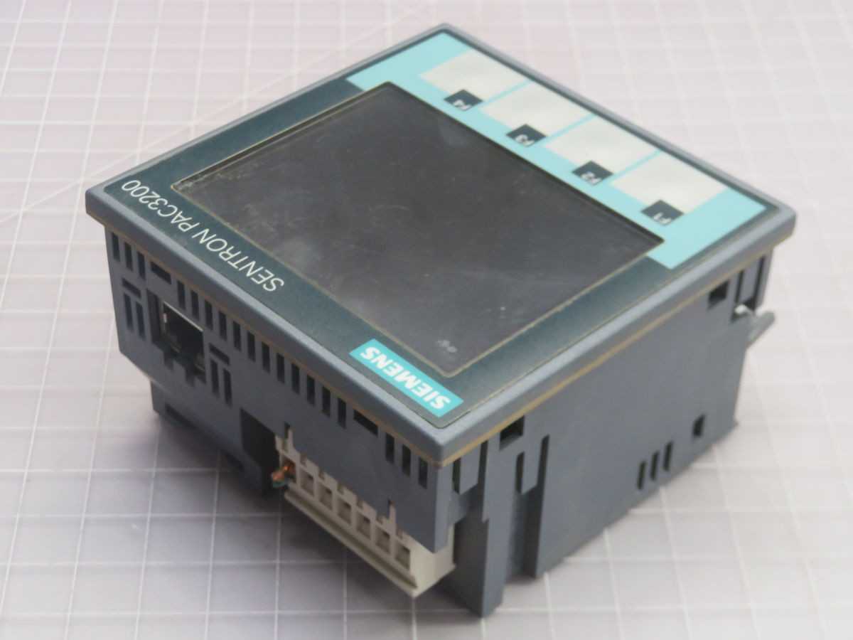 SIEMENS PAC3200 7KM2112-0BA00-3AA1 POWER METER T265199 - AUTOMATION & CONTROLS