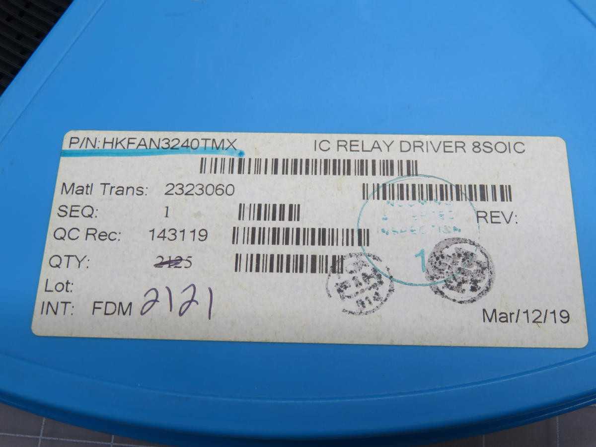 LOT OF 2100 FAIRCHILD FAN3240TMX IC RELAY DRIVER - CONTROL RELAY