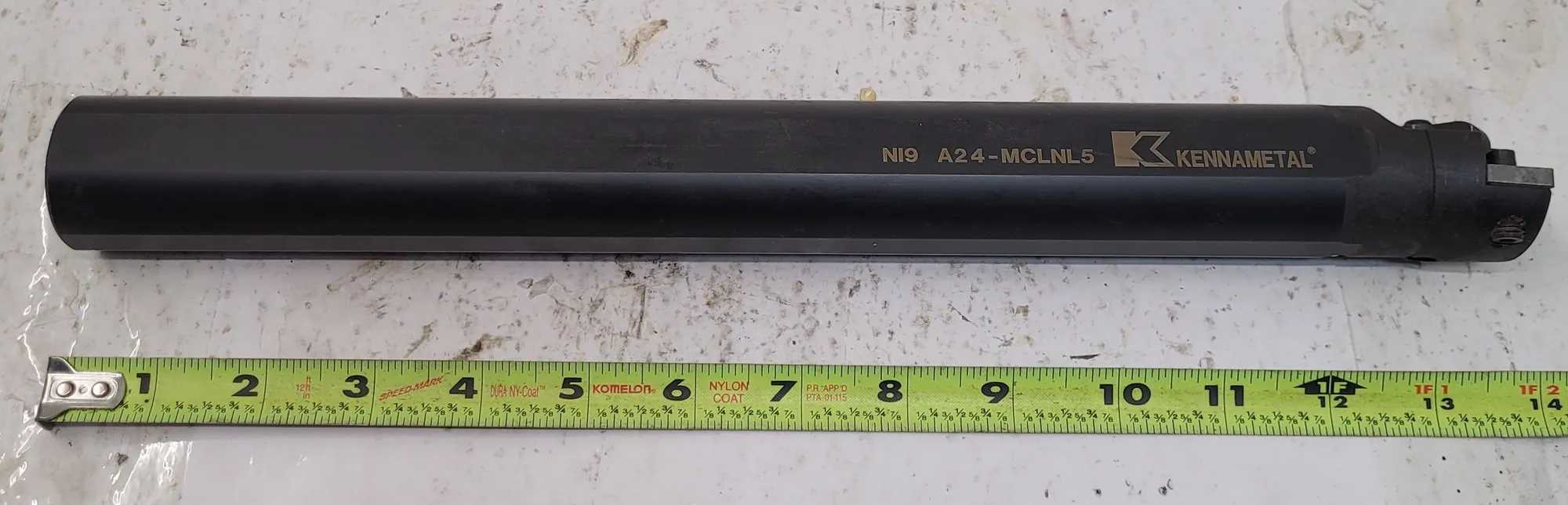 KENNAMETAL A24MCLNL5 INDEXABLE BORING BAR - 44.70 MM MIN BORE, 1-1/2 SHANK, 14.0000" OAL - MACHINING TOOLING & PARTS