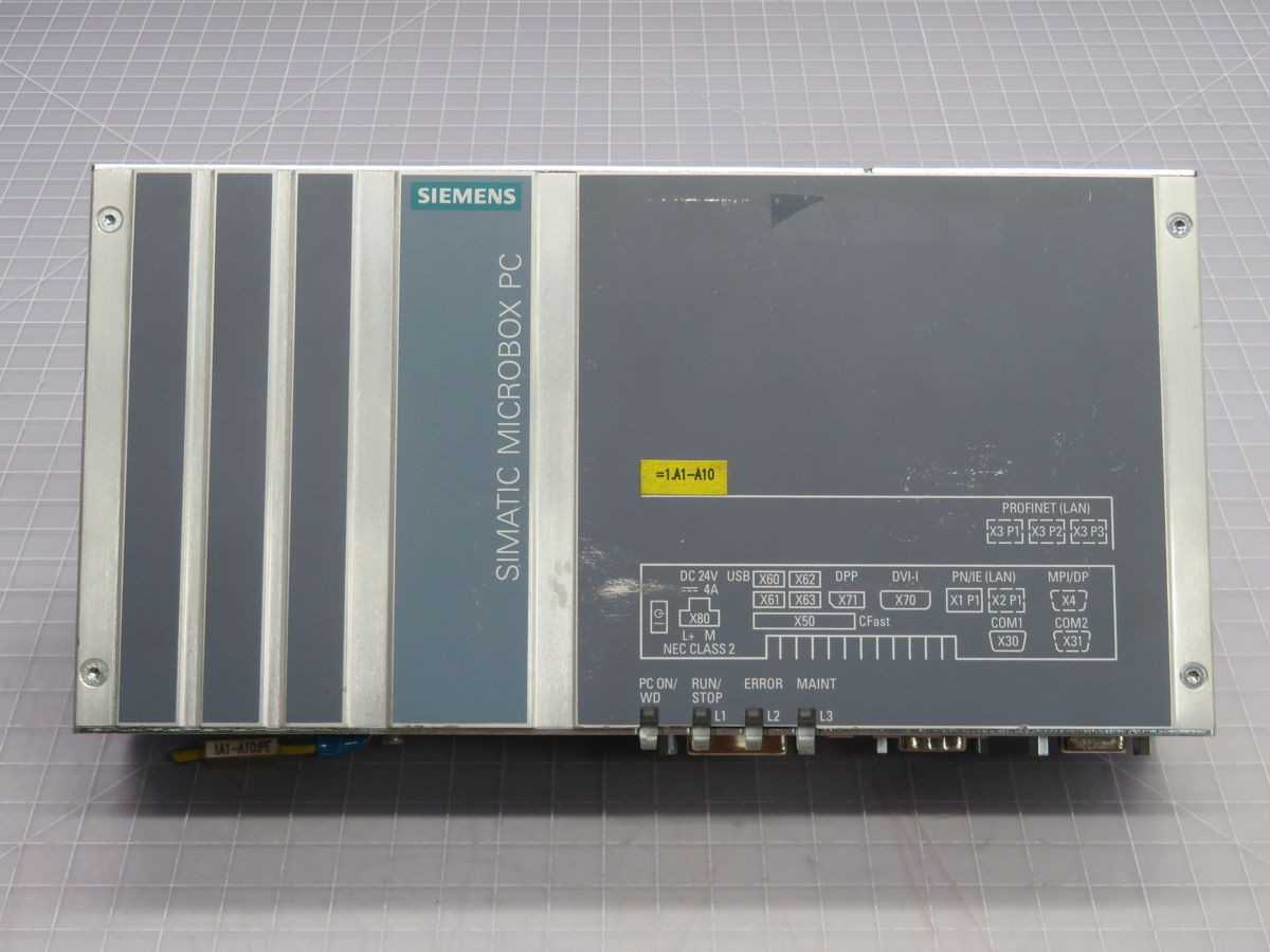 SIEMENS 6AG4140-4BL04-4AB0, I3-3217UE CPU, 1.8 GHZ SPEED, 2 CORES, 4 GB RAM, 16 GB STORAGE - INDUSTRIAL PARTS