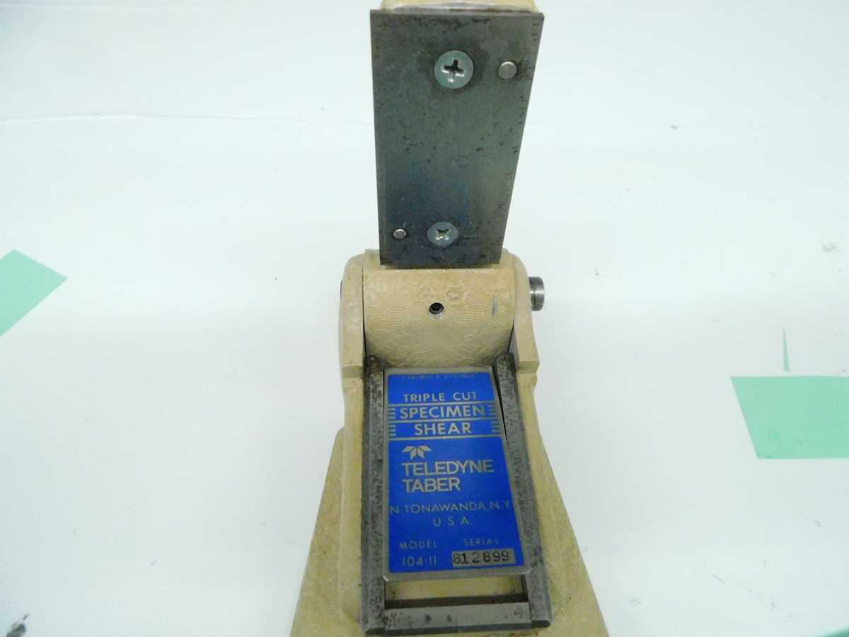 TELEDYNE 104-11 TRIPLE CUT SPECIMEN SHEAR - MATERIAL TESTING