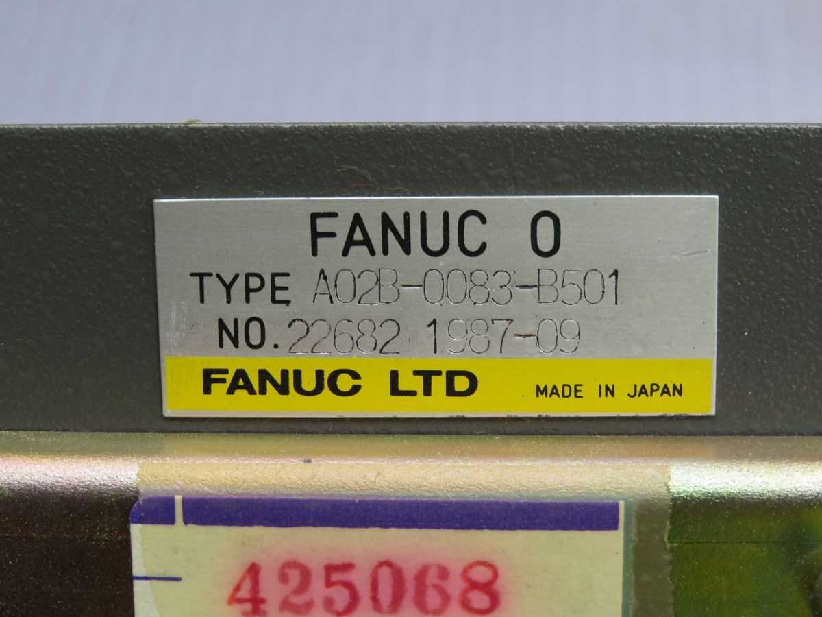 FANUC A02B-0083-B501 SERVO MODULE BASIC UNIT, MAIN CPU MODULE - SERVO DRIVES