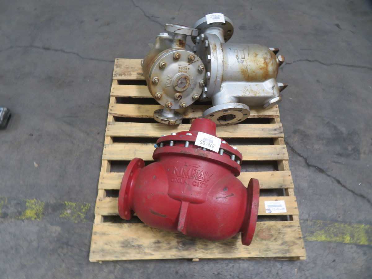 LOT OF 3 MIXED LOT OF INDUSTRIAL VALVES T267535 - VALVES