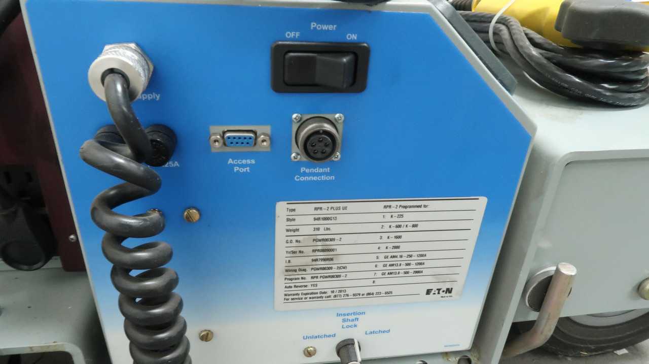 EATON RPR-2 PLUS VE, ELECTRICAL PANEL BOARDS, 120 VAC POWER, MOTORIZED RACKING - CIRCUIT BREAKERS