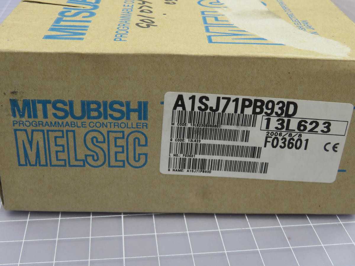 MITSUBISHI A1SJ71PB93D, PROFIBUS-DP SLAVE, 9.6-12 MBPS BAUD, 32 WORD I/O, 5 VDC 0.61 A POWER - PLC MODULES
