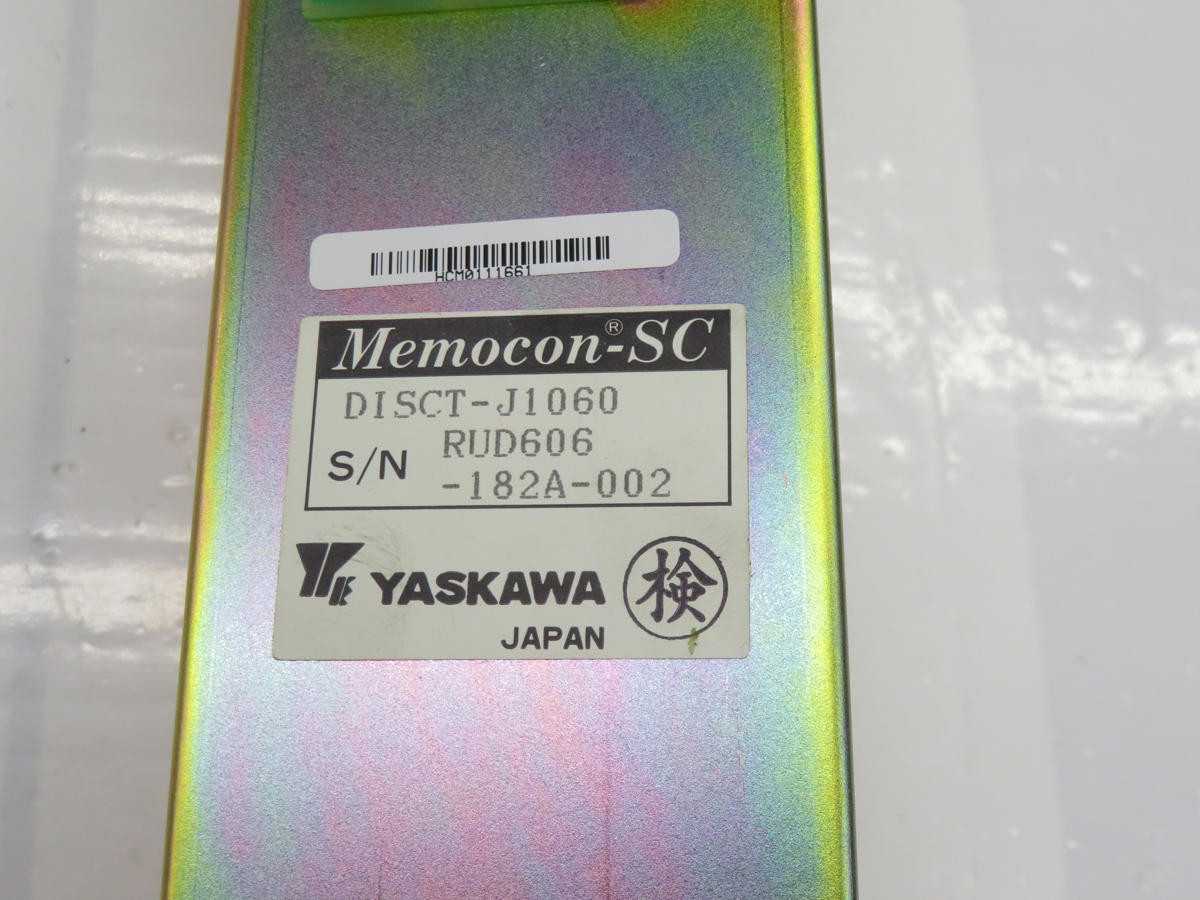 YASKAWA DISCT-J1060 CONTROLS PLCS, MULTI-CHANNEL SERIAL COMM - PLC MODULES
